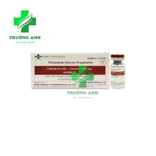 Urokinase-Green Cross Inj. 60.000IU CCPC - Thuốc hỗ trợ điều trị nghẽn mạch phổi